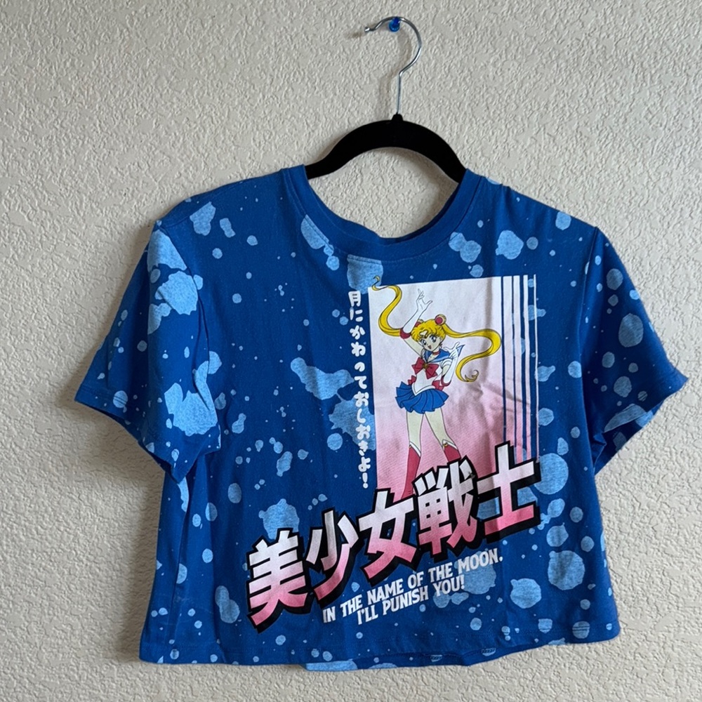 Vibrant Blue Graphic Kids Tee